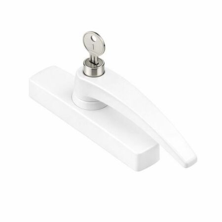 Cremonese Manon Savio 870.780 per anta battente, interasse 92-104 mm, con chiave, dimensioni 32x129 mm, finitura Bianco