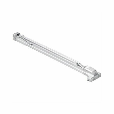 Maniglione antipanico Brunelleschi 6110.712/1500 Savio per uscita sicurezza, ambidestro, 2 punti di chiusura, senza carter, finitura Argento Antibatterico
