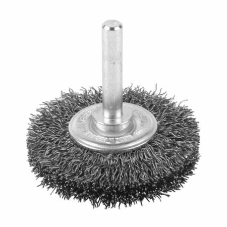 Confezione 3 spazzole circolari Milwaukee per smerigliatrice dritta, dimensioni S6 50x11 mm, filo ondulato 0,3 mm materiale Acciaio