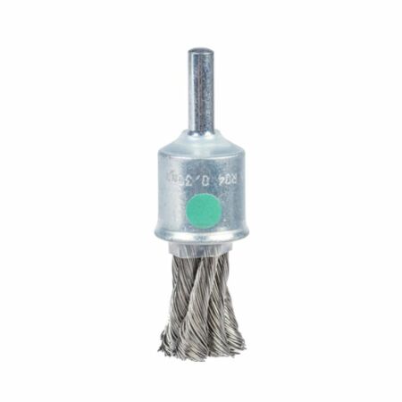 Pennello per smerigliatrice diritta Milwaukee Knot End Brush, filo intrecciato, attacco S6 dimensioni 19x28x72 mm, materiale filo Acciaio