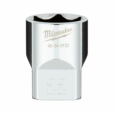 Chiave a bussola a mano Milwaukee da 1/2, attacco quadro, presa 29,8 mm, dimensione 22x38 mm, materiale Acciaio