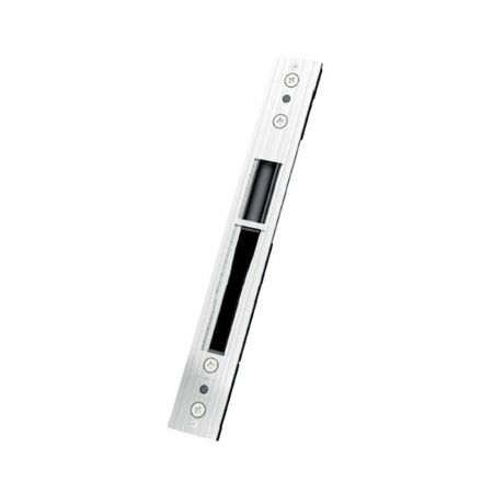 Contropiastra regolabile 02646X Omec per serratura multipunto, profilo Domal o NC, materiale Acciaio Inox