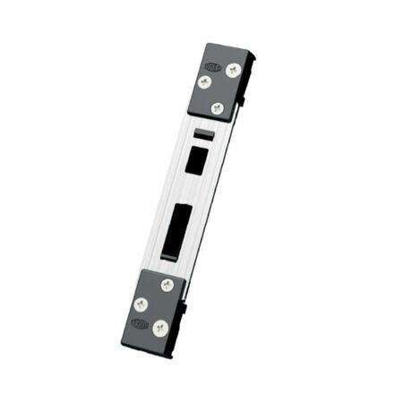 Contropiastra regolabile 02849X Omec per serratura multipunto, profilo R40 o R50, materiale Acciaio Inox