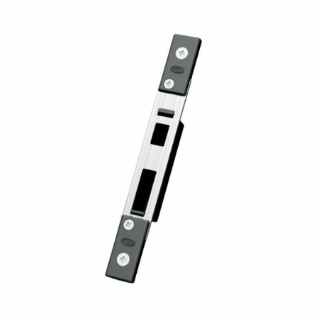 Contropiastra regolabile 02349X Omec per serratura multipunto, profilo Domal o NC, materiale Acciaio Inox