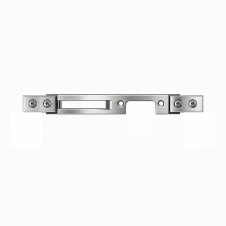 Contropiastra regolabile 02346XEL Omec per incontro elettrico, profilo Domal o NC 45, materiale Acciaio Inox