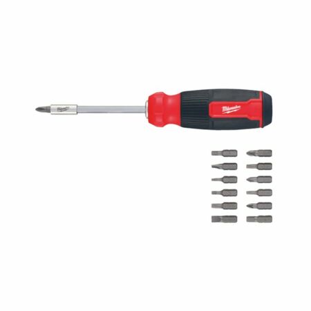 Giravite multiuso Multi-Bit Screwdriver Milwaukee 14 in 1, inserti intercambiabili, attacco 1/4