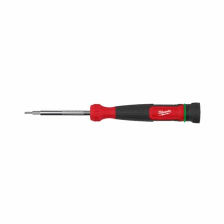 Giravite multiuso Torx Precision Multi-Bit Screwdriver Milwaukee 4 in 1, impugnatura con testa rotante 360, inserti intercambiabili