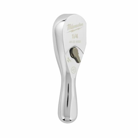 Cricchetto Milwaukee da 1/4, utensile manuale per fissaggio, lunghezza 76 mm, 90 denti