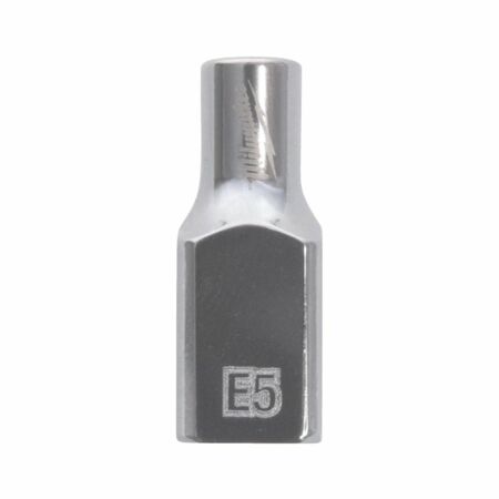 Chiave a bussola a mano E-TORX E5 Milwaukee 4932498847 da 1/4 per serraggio esterno, attacco quadro, materiale Acciaio