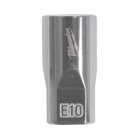 Chiave a bussola a mano E-TORX E10 Milwaukee 4932498851 da 1/4 per serraggio esterno, attacco quadro, materiale Acciaio