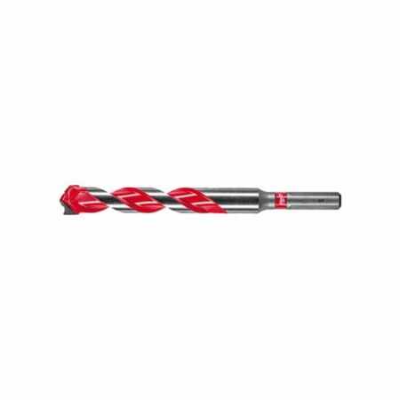 Punta premium HDB Milwaukee per muratura e calcestruzzo, con codolo a 3 facce, diametro 16 mm, lunghezza 150 mm, tagliente materiale Carburo