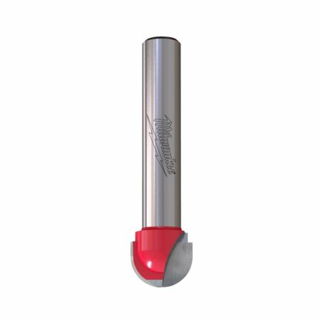 Fresa a raggio convesso Milwaukee Rtr B S8 Radius Cove per scanalature arrotondate legno, dimensioni 15,8x50,8 mm, raggio 8 mm, altezza taglio 9,3 mm