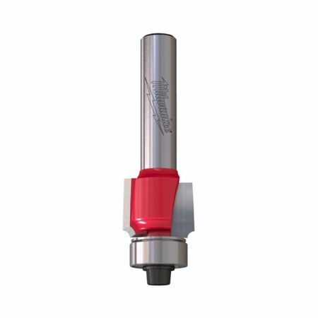 Fresa a raggio concavo Milwaukee Rtr B S8 Roundover per arrotondare bordi legno, dimensioni 15,9x54 mm, raggio 1,6 mm, altezza taglio 12,7 mm