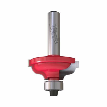 Fresa profilata Milwaukee Rtr B S8 Roman Ogee per fresatura bordi decorativi legno, gradino aggiuntivo, diametro 34 mm, raggio 4,8/3,6 mm