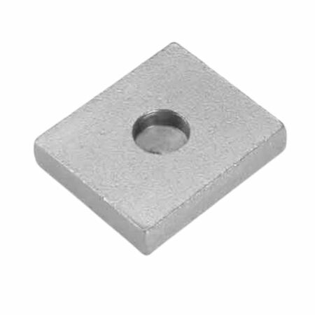 Piastra a saldare 349Z.20 Combi Arialdo per perno sferico inferiore, dimensione 60x70x15 mm, diametro 20 mm, Acciaio finitura Zincato