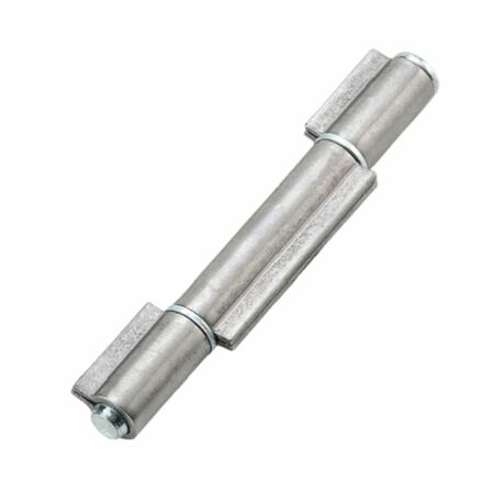 Cerniera a saldare 3 ali 105P.170 Combi Arialdo perno sfilabile in acciaio, modello pesante, lunghezza 170 mm, Acciaio finitura Grezzo