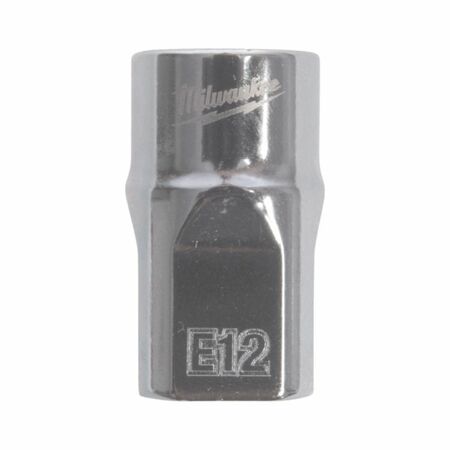 Chiave a bussola a mano E-TORX E12 Milwaukee 4932498852 da 3/8 per serraggio esterno, attacco quadro, materiale Acciaio
