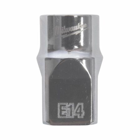 Chiave a bussola a mano E-TORX E14 Milwaukee 4932498853 da 3/8 per serraggio esterno, attacco quadro, materiale Acciaio