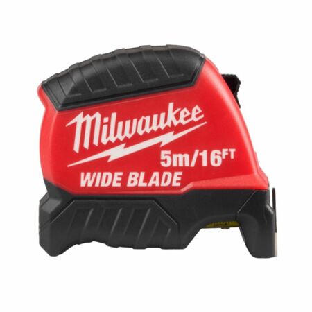 Flessometro Wide Blade Milwaukee compatto, diametro lama 35 mm, lunghezza 5000 mm-16 piedi