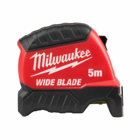 Flessometro Wide Blade Milwaukee compatto, diametro lama 35 mm, lunghezza 5000 mm