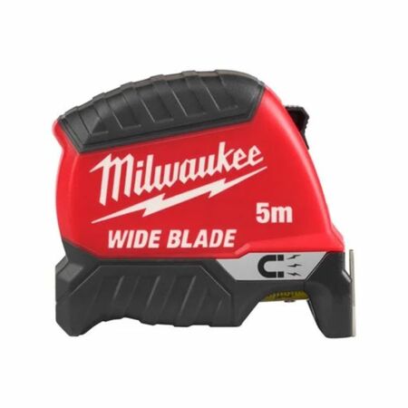 Flessometro Wide Blade Magnetic Tape Milwaukee compatto, diametro lama 35 mm, lunghezza 5000 mm