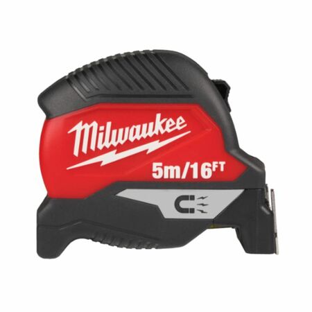 Flessometro Premium Magnetico Gen 4 Milwaukee, nastro rinforzato, larghezza lama 30 mm, lunghezza 5000 mm-16 piedi