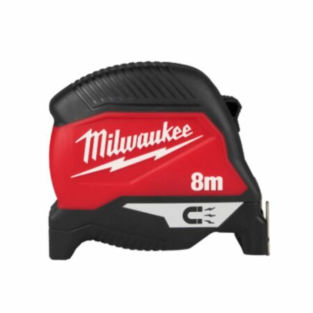 Flessometro magnetico Milwaukee, diametro lama 30 mm, lunghezza 8 m, rivestimento Nylon