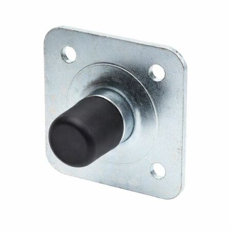 Arresto di fine corsa a parete 386W Combi Arialdo per cancello, sporgenza 54 mm, tappo da 35 mm, Acciaio finitura Zincato