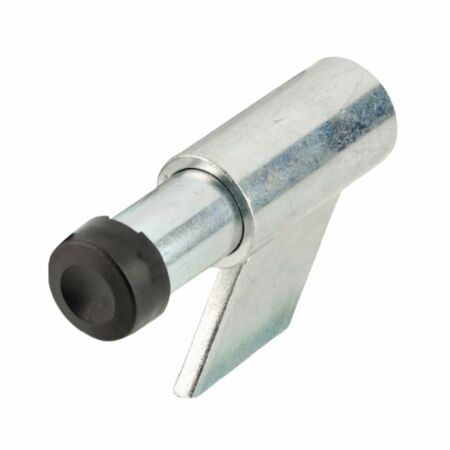 Arresto di fine corsa ammortizzato 384 Combi Arialdo per cancello scorrevole, altezza 92 mm, corsa 27 mm, Acciaio finitura Zincato
