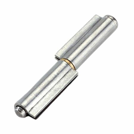 Cerniera a saldare 2 ali 101PIX.140 Combi Arialdo perno sfilabile in acciaio inox, rondella ottone, modello pesante, lunghezza 140 mm, Acciaio Inox