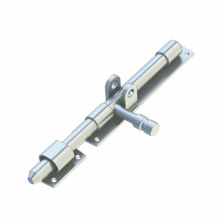 Catenaccio trasversale portalucchetto 299 Combi Arialdo per chiusura, diametro 10 mm, lunghezza 100 mm, Acciaio finitura Zincato