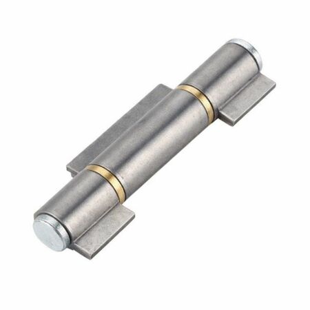 Cerniera gigante 3 ali chiuse 202.300 Combi Arialdo per serramento, altezza 200 mm, diametro 24 mm, perno acciaio, rondella ottone, Acciaio finitura Grezzo