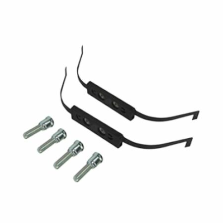 Kit fissaggio con contropiastra 6620V Fapim per cerniera 2 ali Loira+, con molla, Acciaio finitura Zincato