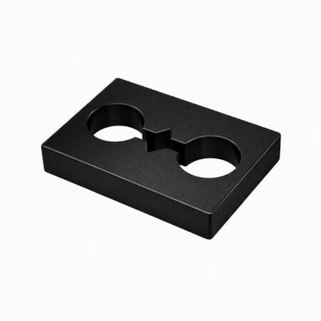 Gradino Fapim 6607F per cerniera Loira, spessore 8,5 mm, Alluminio finitura Nero Ral 9005