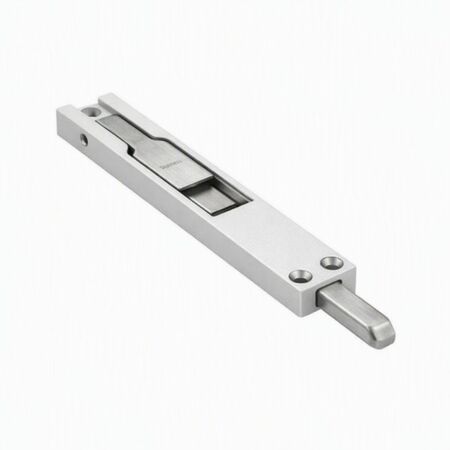Catenaccio a leva Titantre 3722B Fapim per porta con profilo, lunghezza 220 mm, spessore 8 mm, Zama finitura Silver