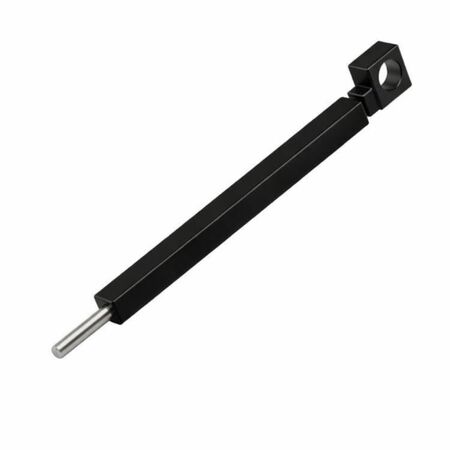 Catenaccio verticale Atlas 3723 Fapim per serramento, lunghezza 250 mm, diametro perno 9 mm, Alluminio finitura Nero Ral 9005