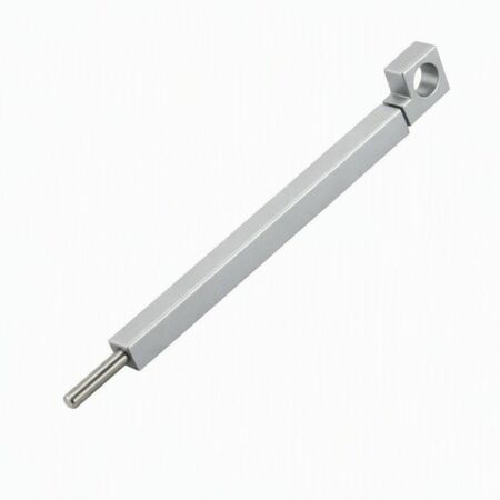 Catenaccio verticale Atlas 3723 Fapim per serramento, lunghezza 250 mm, diametro perno 9 mm, Alluminio finitura Silver