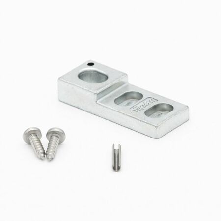 Incontro superiore 3733 Fapim per catenaccio Titan e Titantre, dimensione 50x20x10 mm, Zama finitura Zincato