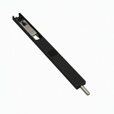 Catenaccio a leva Tex Master per porta con profilo, lunghezza 650 mm, spessore 10 mm, Zama finitura Nero Opaco