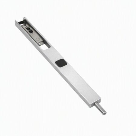 Catenaccio a leva Tex Master per porta con profilo, lunghezza 140 mm, spessore 10 mm, Zama finitura Bianco