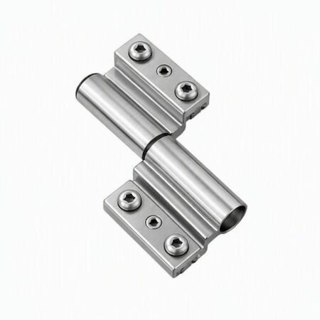 Cerniera Monza 5671 Fapim per finestra, profilo CU, aggancio rapido, Alluminio finitura Inox