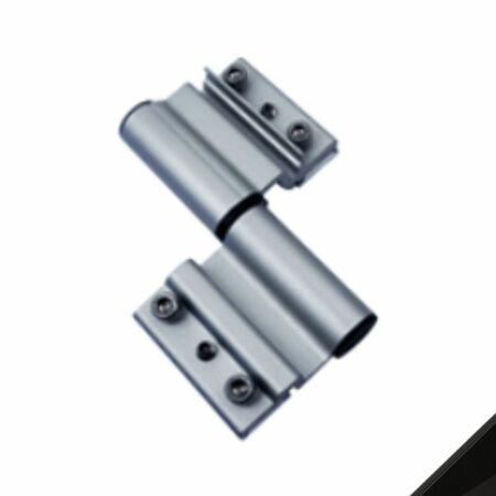 Cerniera Monza 5683C Fapim per finestra, profilo Velox, aggancio rapido, Alluminio finitura Nero Ral 9005