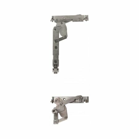 Kit cerniere a scomparsa 1214 L Fapim per anta a battente, sinistro, profilo camera europea, portata Kg 130, Acciaio Inox