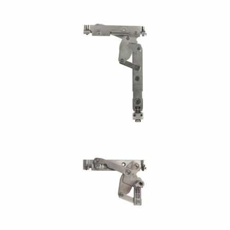 Kit cerniere a scomparsa 1214R Fapim per anta a battente, destro, profilo camera europea, portata Kg 130, Acciaio Inox