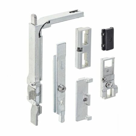 Meccanismo base Galicube 1461 Fapim per 1 anta ribalta, profilo camera europea, Zama finitura Zincato