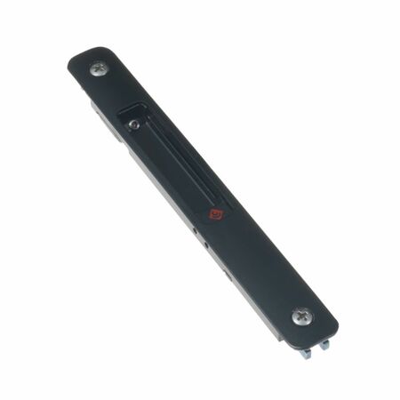 Maniglia incasso Inner 6438 per scorrevole, dimensione 195x24 mm, Alluminio e Zama finitura Nero Opaco