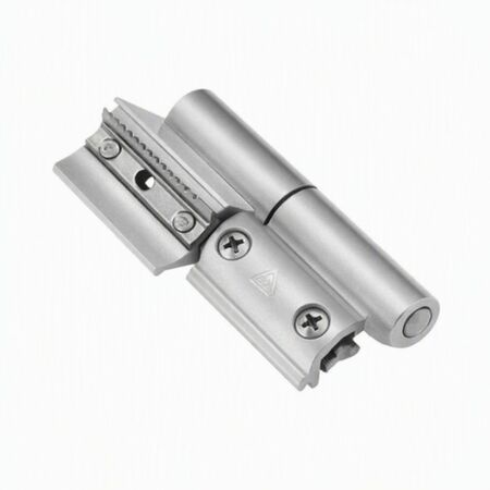 Cerniera Top Rapid Master 9626.3 per terza anta finestra, aggancio rapido, profili R40, Alluminio finitura Argento Anodizzato