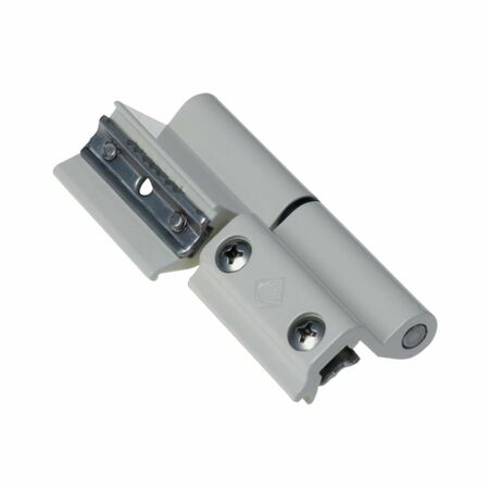 Cerniera Top Rapid Master 9626.3 per terza anta finestra, aggancio rapido, profili R40, Alluminio finitura Bianco
