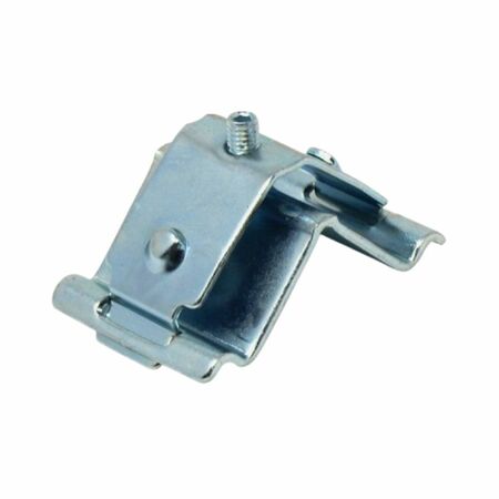 Squadretta ad aggancio esterno Kiara A0122 Master per serramento, dimensioni 41x10 mm, diametro 9 mm, Acciaio finitura Zincato
