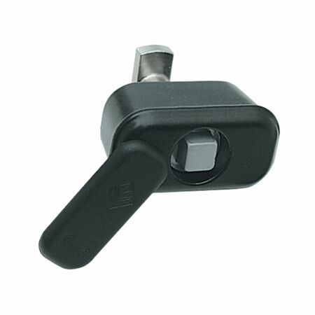 Serratura ambidestra Clarck Master per chiave quadra, dimensioni 20,5x20x15 mm, Zama finitura Nero